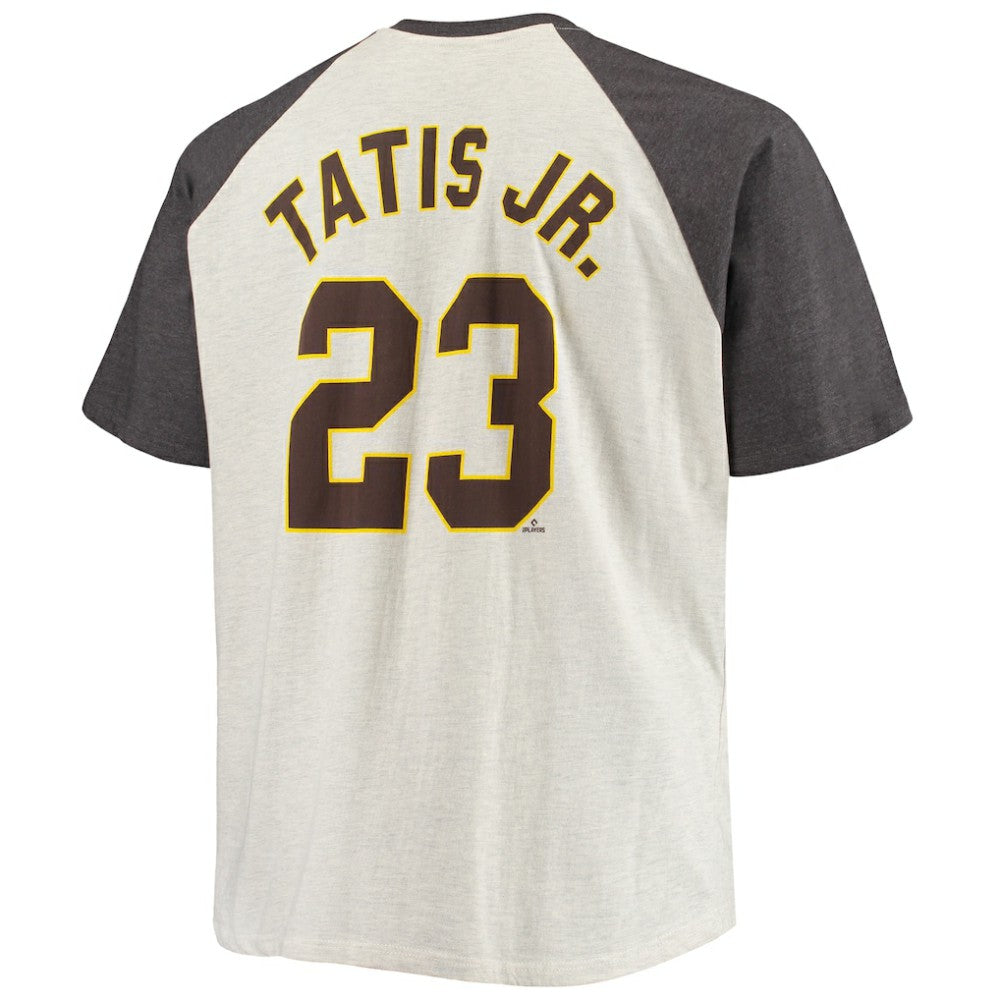 Fernando Tatis Jr. San Diego Padres Big & Tall Name & Number Raglan T-Shirt | MLB New