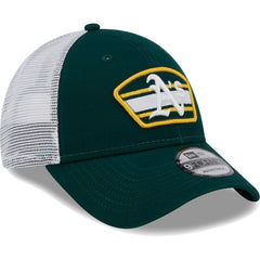 Athletics New Era Logo Patch 9FORTY Trucker Snapback Hat | MLB On Sale