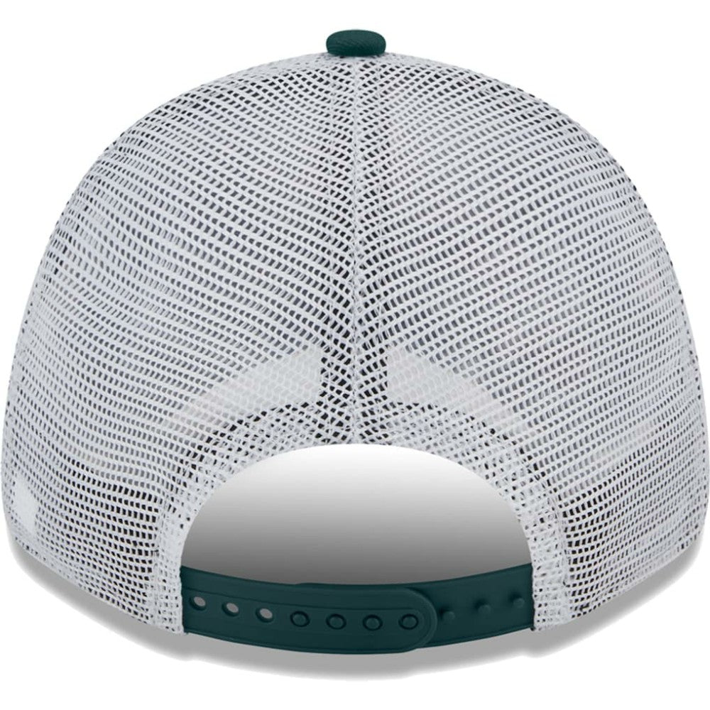 Athletics New Era Logo Patch 9FORTY Trucker Snapback Hat | MLB On Sale