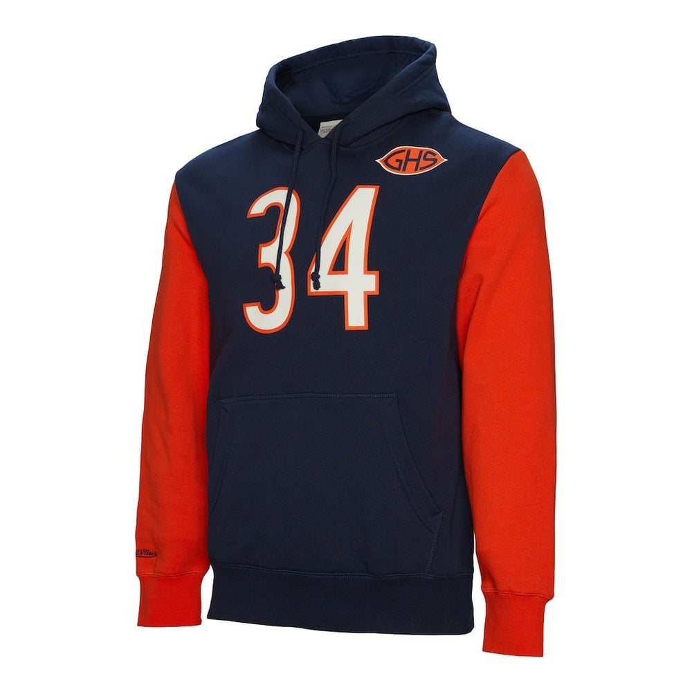 Chicago Bears Mitchell & Ness Walter Payton  Retired Player Name & Number Pullover Hoodie