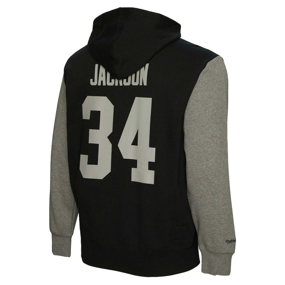 Las Vegas Raiders Mitchell & Ness Bo Jackson  Retired Player Name & Number Pullover Hoodie