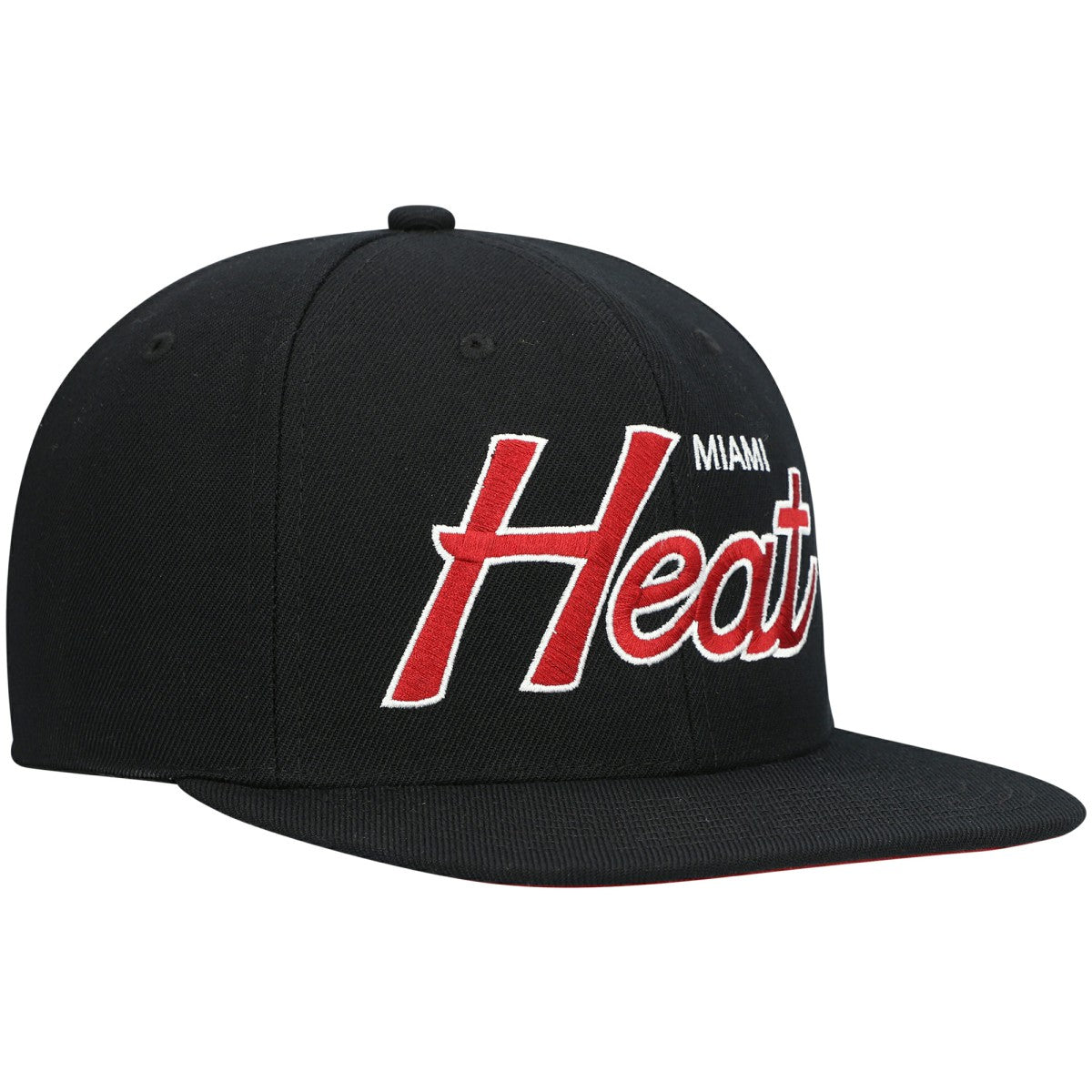 Miami Heat Hardwood Classics Script 2.0 Snapback Hat New