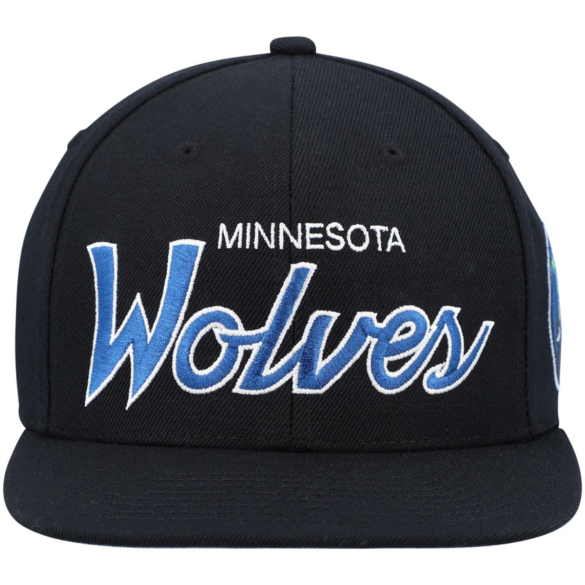 Minnesota Timberwolves Hardwood Classics Script 2.0 Snapback Hat On Sale