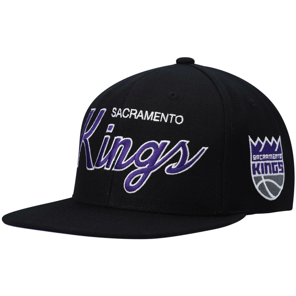 Sacramento Kings Hardwood Classics Script 2.0 Snapback Hat New