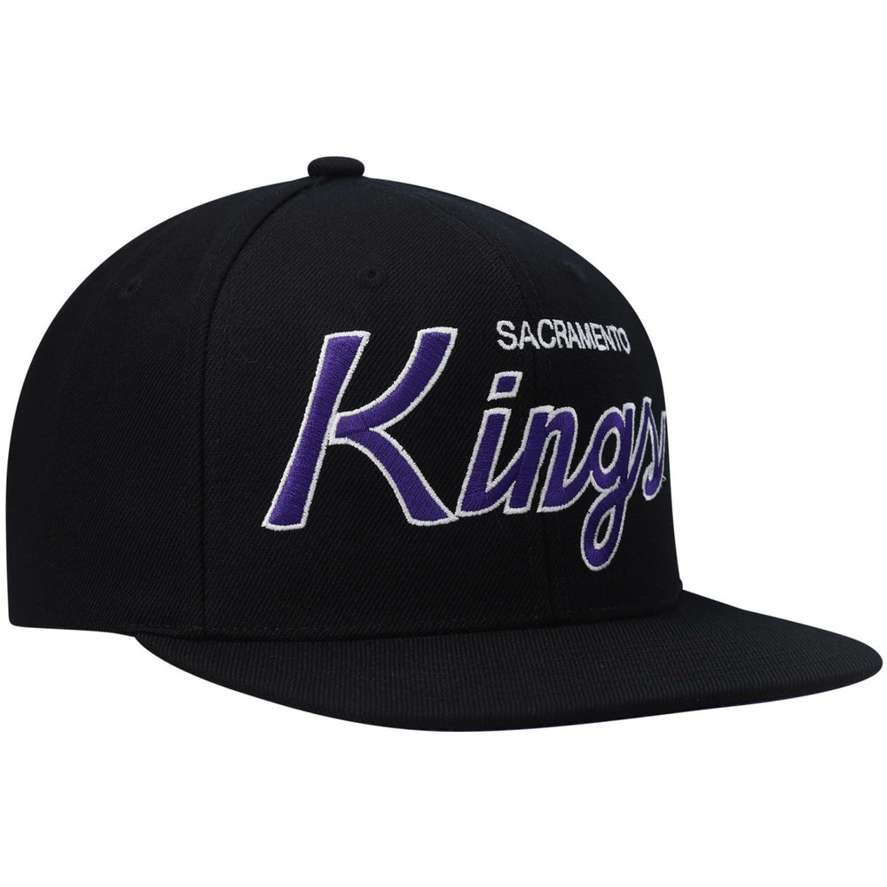 Sacramento Kings Hardwood Classics Script 2.0 Snapback Hat New