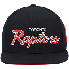 Toronto Raptors Hardwood Classics Script 2.0 Snapback Hat Outlet