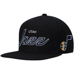 Utah Jazz Hardwood Classics Script 2.0 Snapback Hat On Sale