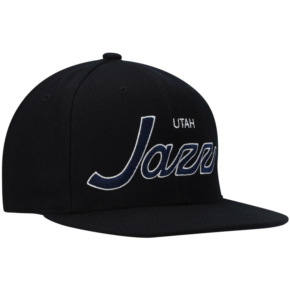 Utah Jazz Hardwood Classics Script 2.0 Snapback Hat On Sale