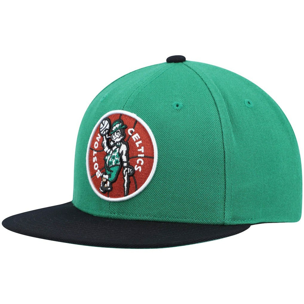 Boston Celtics Hardwood Classics Team Two-Tone 2.0 Snapback Hat Discount