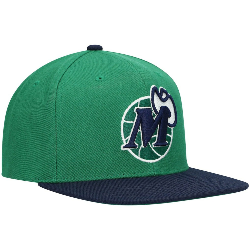 Dallas Mavericks Hardwood Classics Team Two-Tone 2.0 Snapback Hat sale New