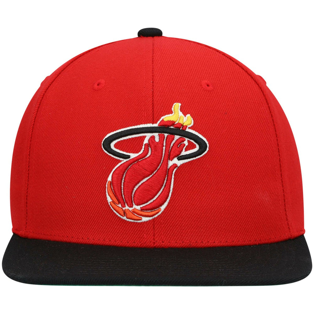 Miami Heat Hardwood Classics Team Two-Tone 2.0 Snapback Hat Outlet