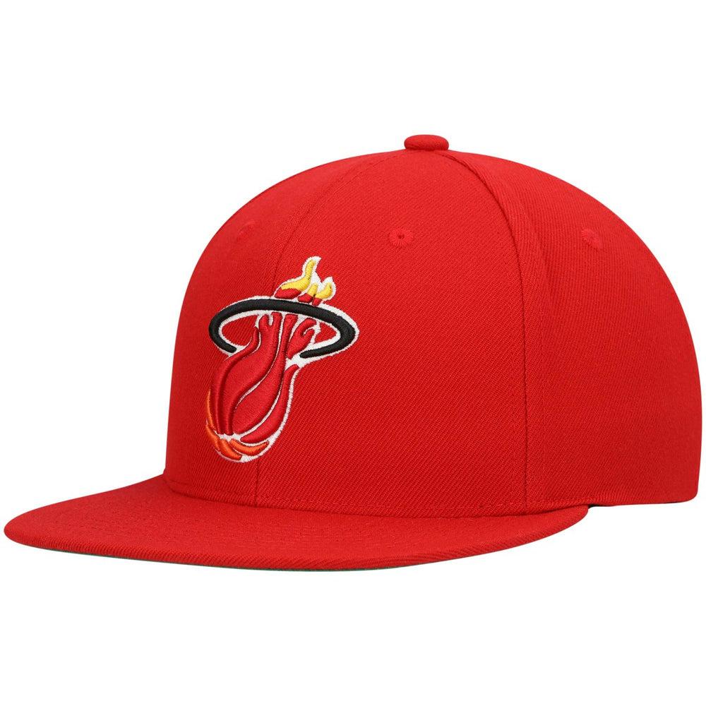 Miami Heat Hardwood Classics Team Ground 2.0 Snapback Hat On Sale