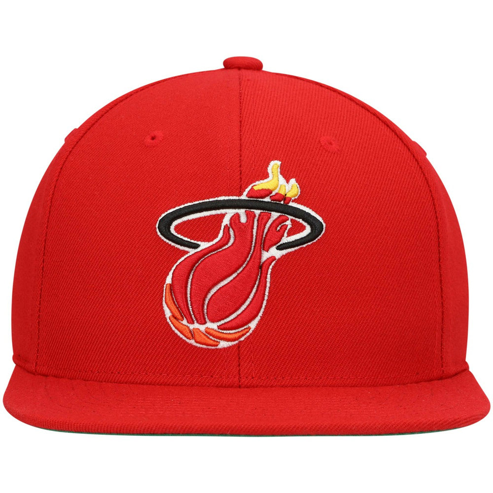 Miami Heat Hardwood Classics Team Ground 2.0 Snapback Hat On Sale