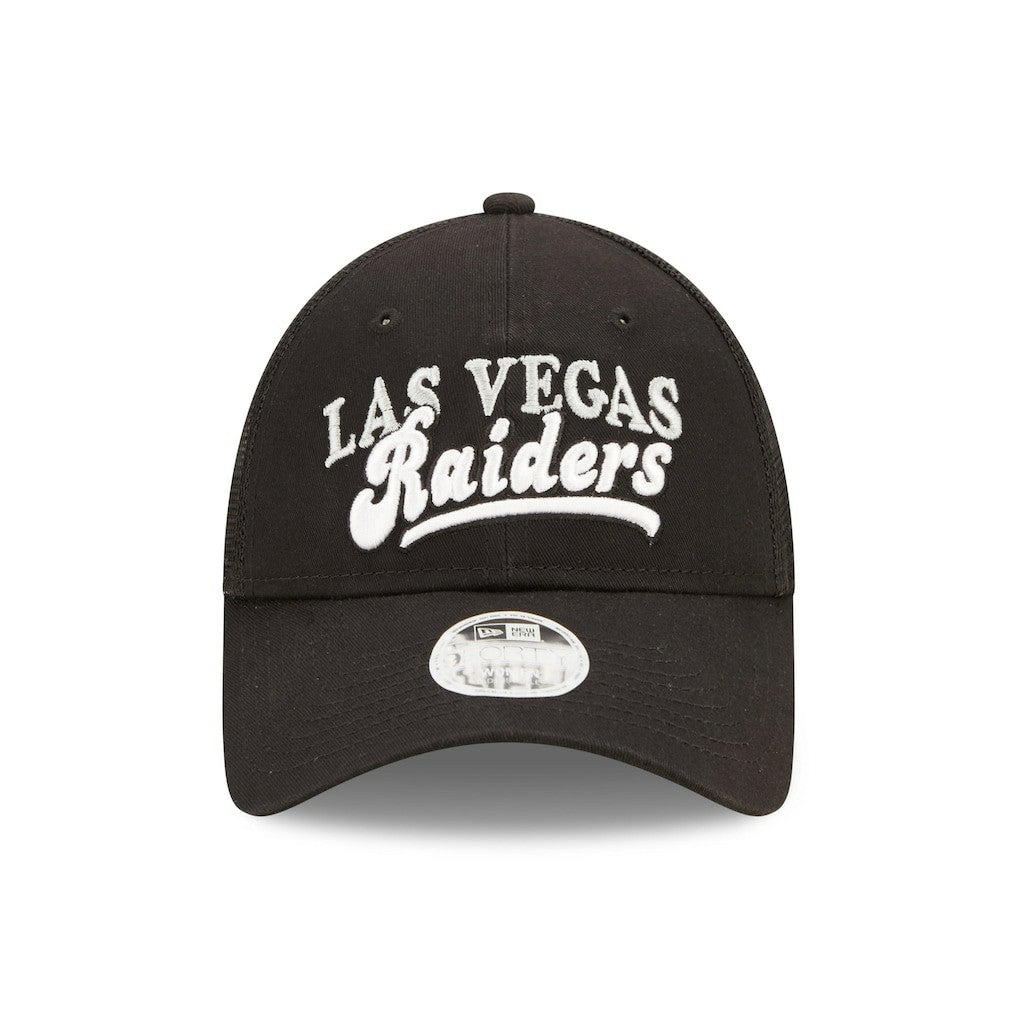 Las Vegas Raiders New Era Women's Team Trucker 9FORTY Snapback Hat