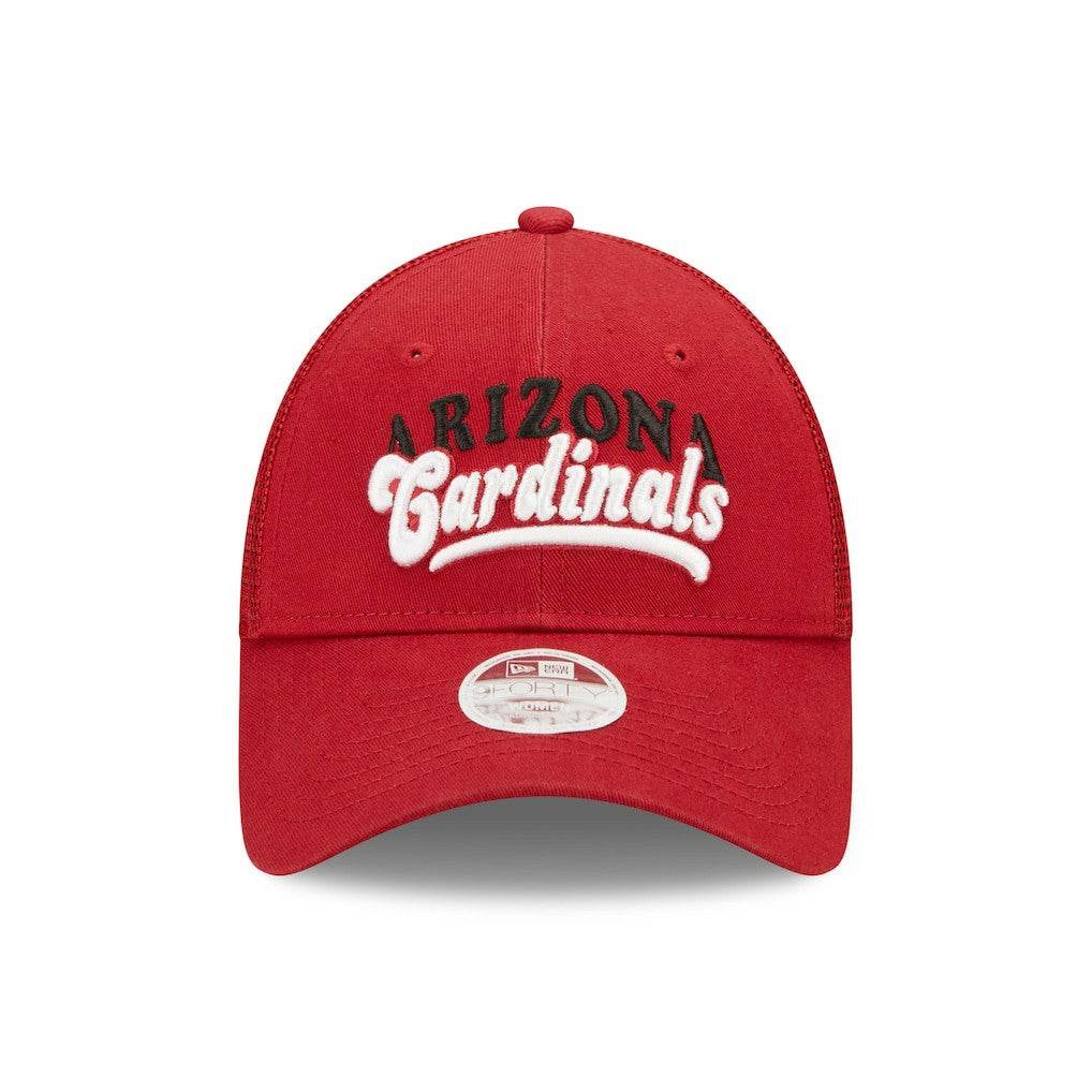 Arizona Cardinals New Era Women's Team Trucker 9FORTY Snapback Hat