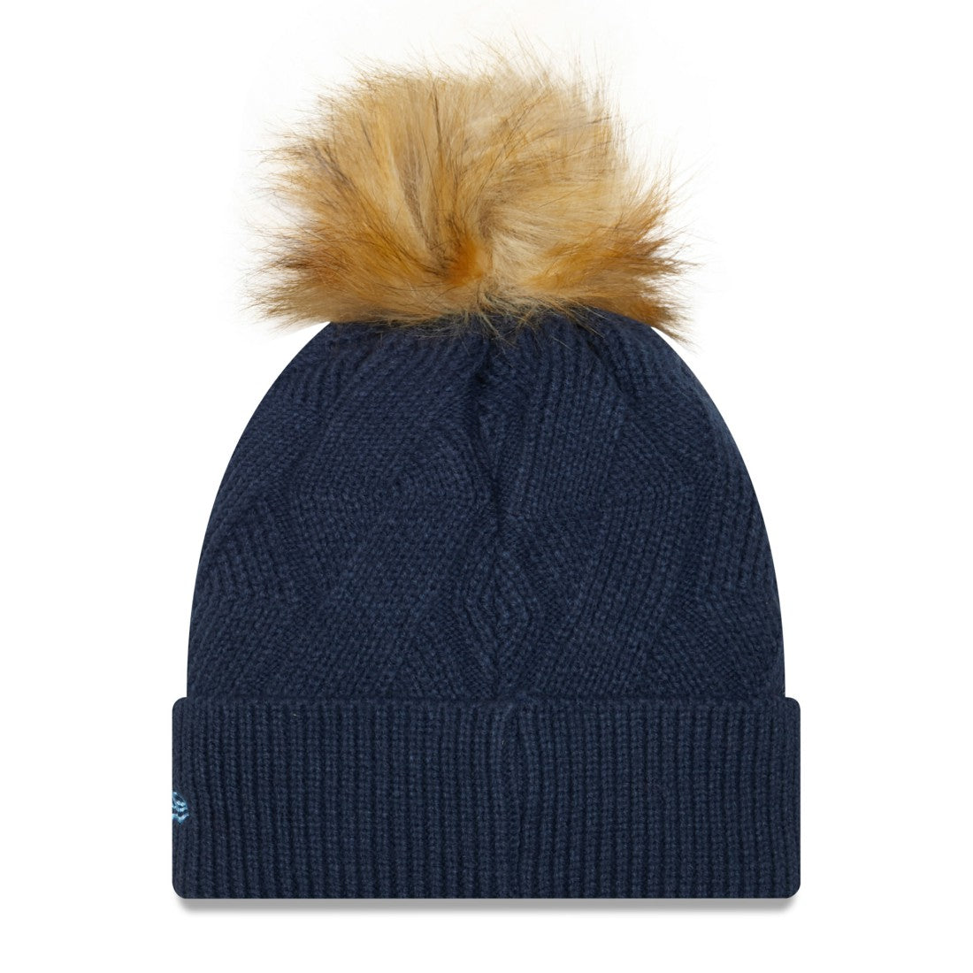 Tennessee Titans New Era Women's Snowy Cuffed Knit Hat with Pom
