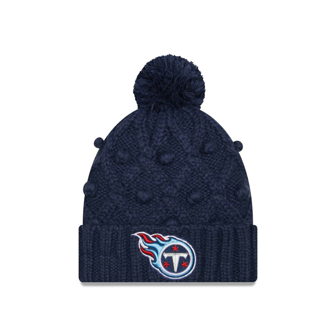 Tennessee Titans New Era Women's Toasty Cuffed Knit Hat with Pom