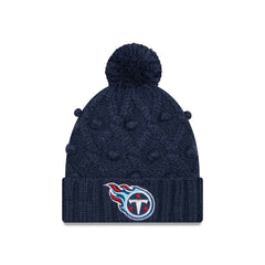 Tennessee Titans New Era Women's Toasty Cuffed Knit Hat with Pom