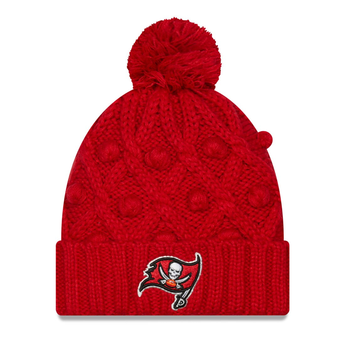 Tampa Bay Buccaneers New Era Women's Toasty Cuffed Knit Hat with Pom