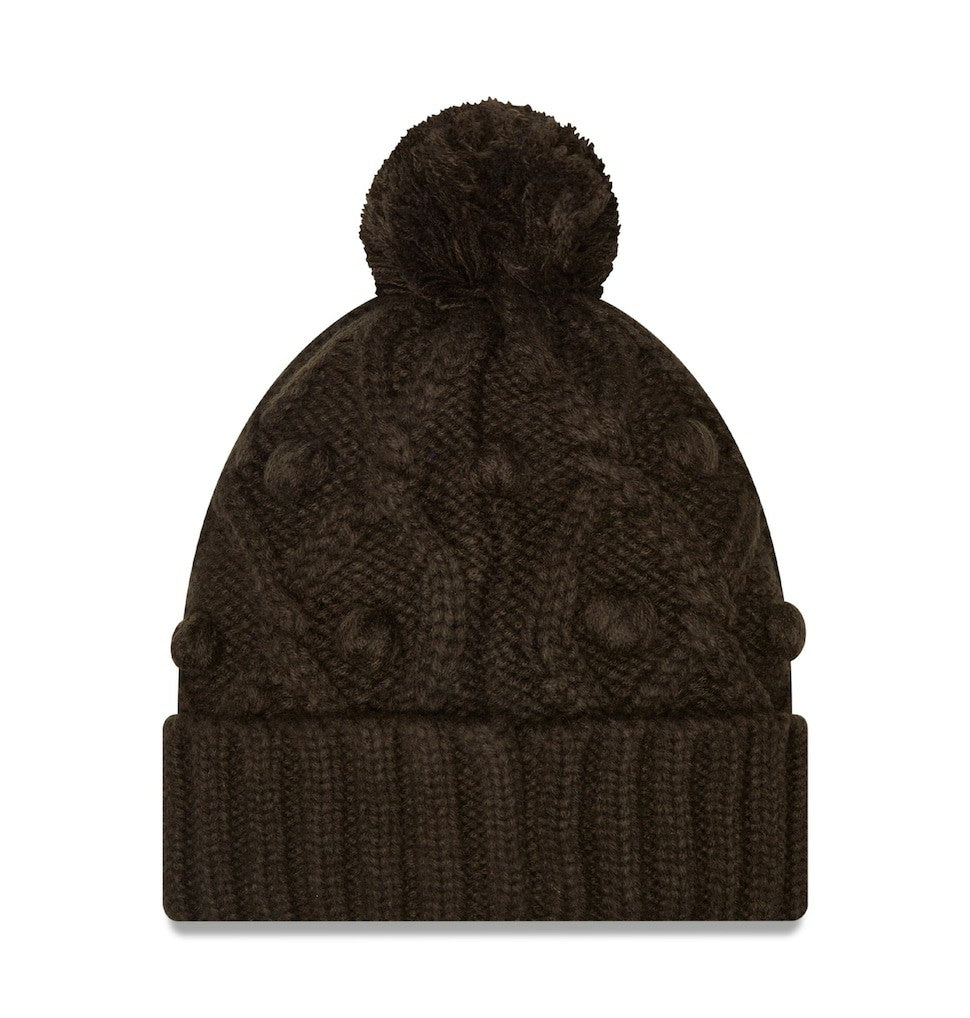 Cleveland Browns New Era Women's Toasty Cuffed Knit Hat with Pom