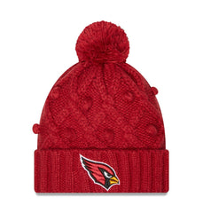 Arizona Cardinals New Era Women's Toasty Cuffed Knit Hat with Pom
