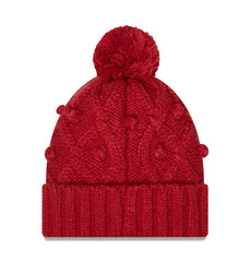 Arizona Cardinals New Era Women's Toasty Cuffed Knit Hat with Pom