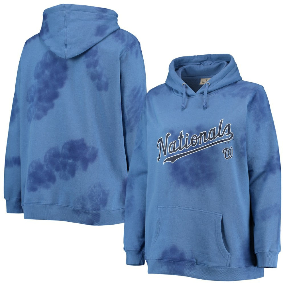 Washington Nationals Women's Plus Size Cloud Pullover Hoodie | MLB On Sale