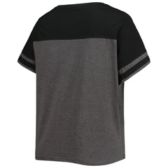Miami Marlins Women's Plus Size Colorblock T-Shirt | MLB Outlet