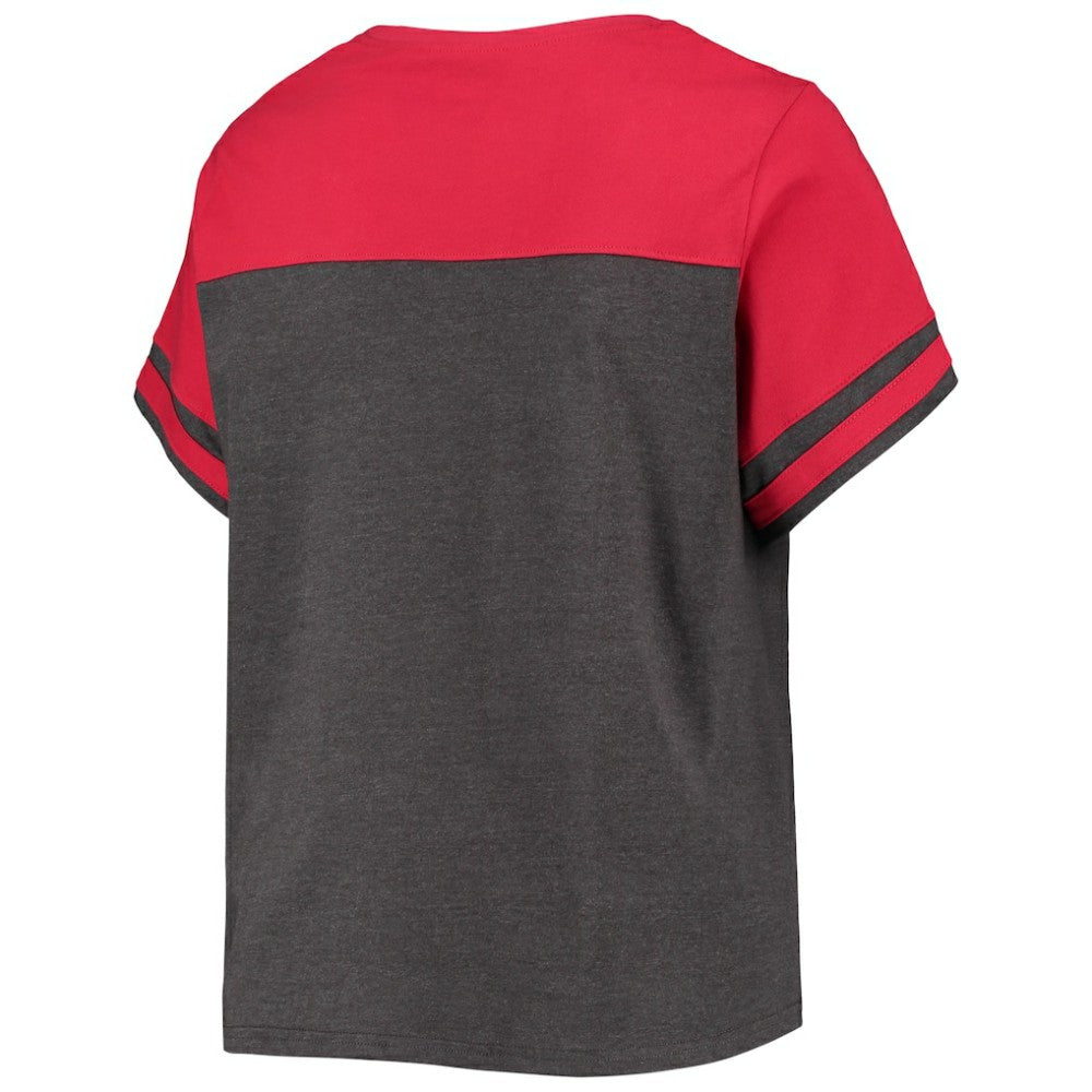 Washington Nationals Women's Plus Size Colorblock T-Shirt | MLB Outlet