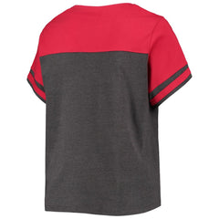 Washington Nationals Women's Plus Size Colorblock T-Shirt | MLB Outlet