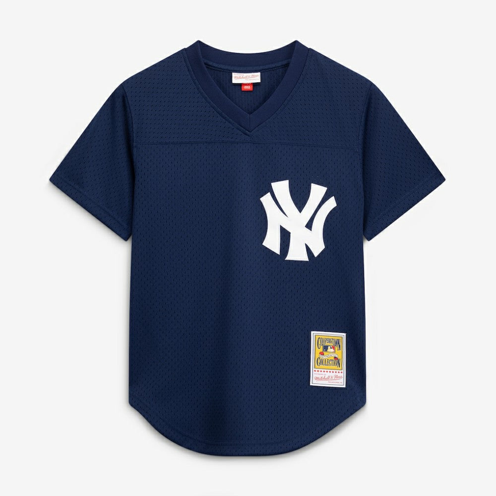 Rickey Henderson New York Yankees Mitchell & Ness Cooperstown Collection Mesh Batting Practice Button-Up Jersey | MLB New