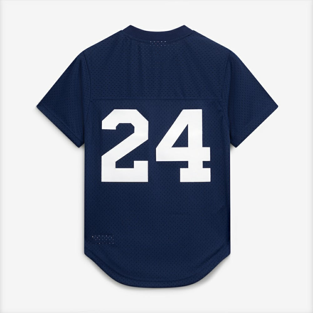Rickey Henderson New York Yankees Mitchell & Ness Cooperstown Collection Mesh Batting Practice Button-Up Jersey | MLB New