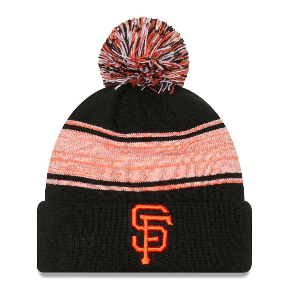 San Francisco Giants New Era Chilled Cuffed Knit Hat with Pom | MLB New