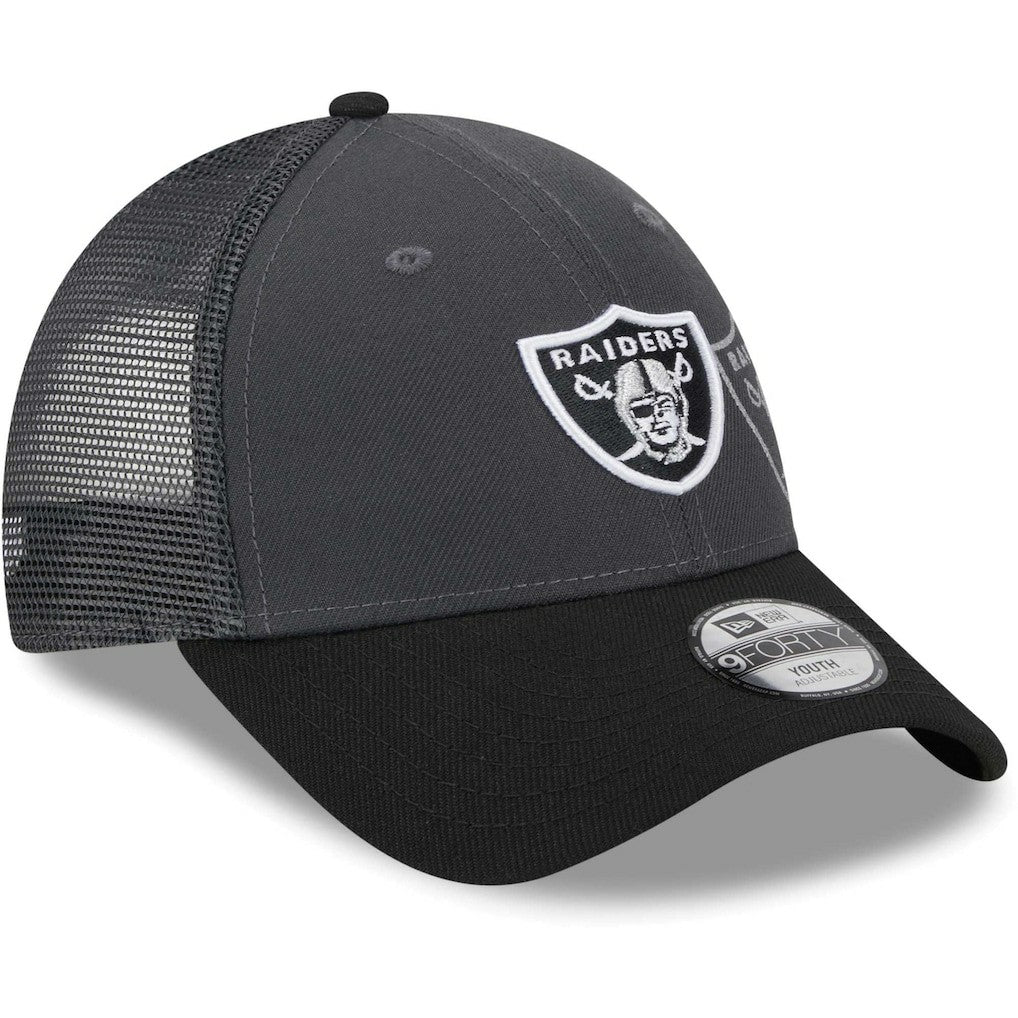 Las Vegas Raiders New Era Youth Reflect 9FORTY Adjustable Hat