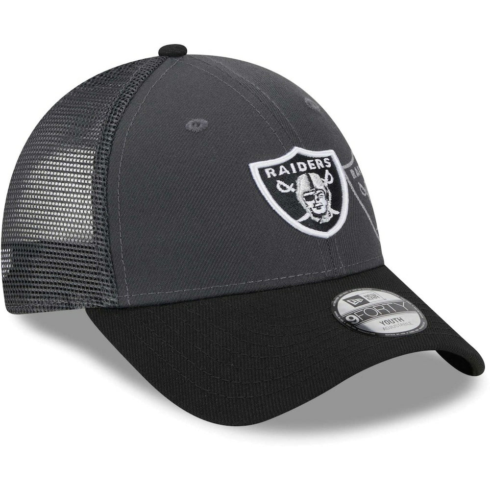 Las Vegas Raiders New Era Youth Reflect 9FORTY Adjustable Hat