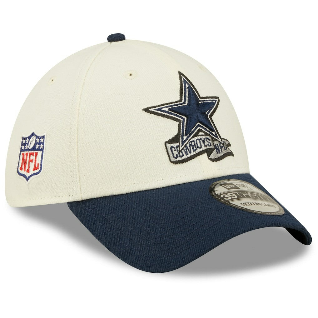 Dallas Cowboys New Era 2022 Sideline 39THIRTY 2-Tone Flex Hat