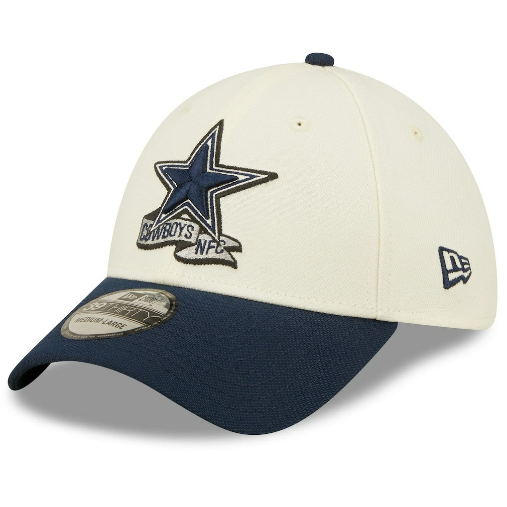 Dallas Cowboys New Era 2022 Sideline 39THIRTY 2-Tone Flex Hat