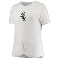 Chicago White Sox New Era Women's Plus Size 2-Hit Front Knot T-Shirt | MLB US