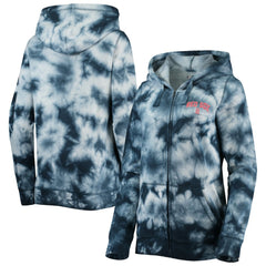Boston Red Sox New Era Women's Tie-Dye Full-Zip Hoodie | MLB New