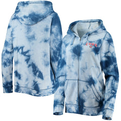 Chicago Cubs New Era Women's Tie-Dye Full-Zip Hoodie | MLB For sale