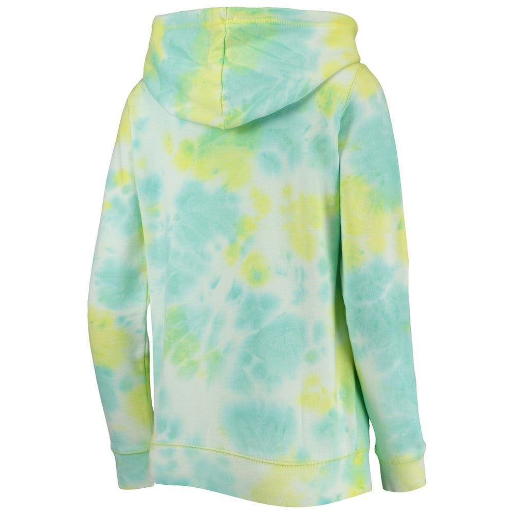 Chicago Cubs New Era Women's Tie-Dye Full-Zip Hoodie | MLB Discount