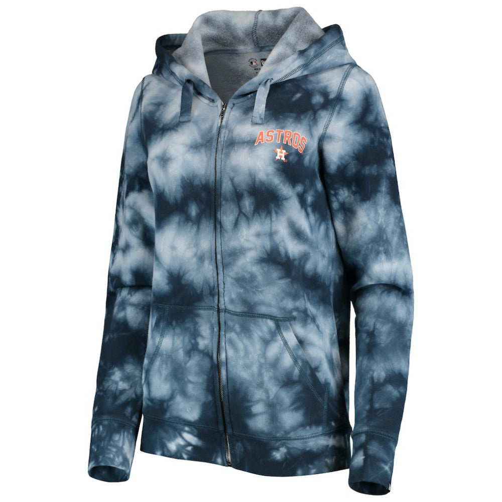 Houston Astros New Era Women's Tie-Dye Full-Zip Hoodie | MLB Online