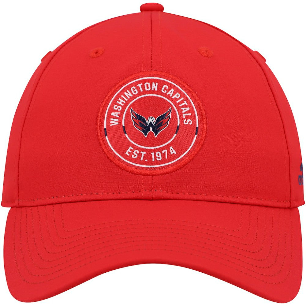 Washington Capitals adidas Team Circle Slouch Adjustable Hat On Sale