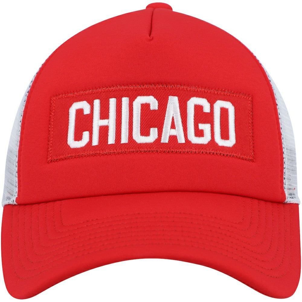 Chicago Blackhawks adidas Team Plate Trucker Snapback Hat Sale