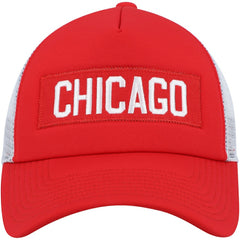 Chicago Blackhawks adidas Team Plate Trucker Snapback Hat Sale