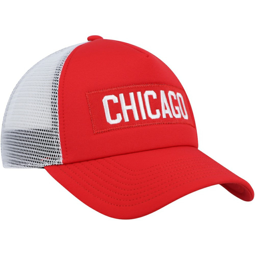 Chicago Blackhawks adidas Team Plate Trucker Snapback Hat Sale