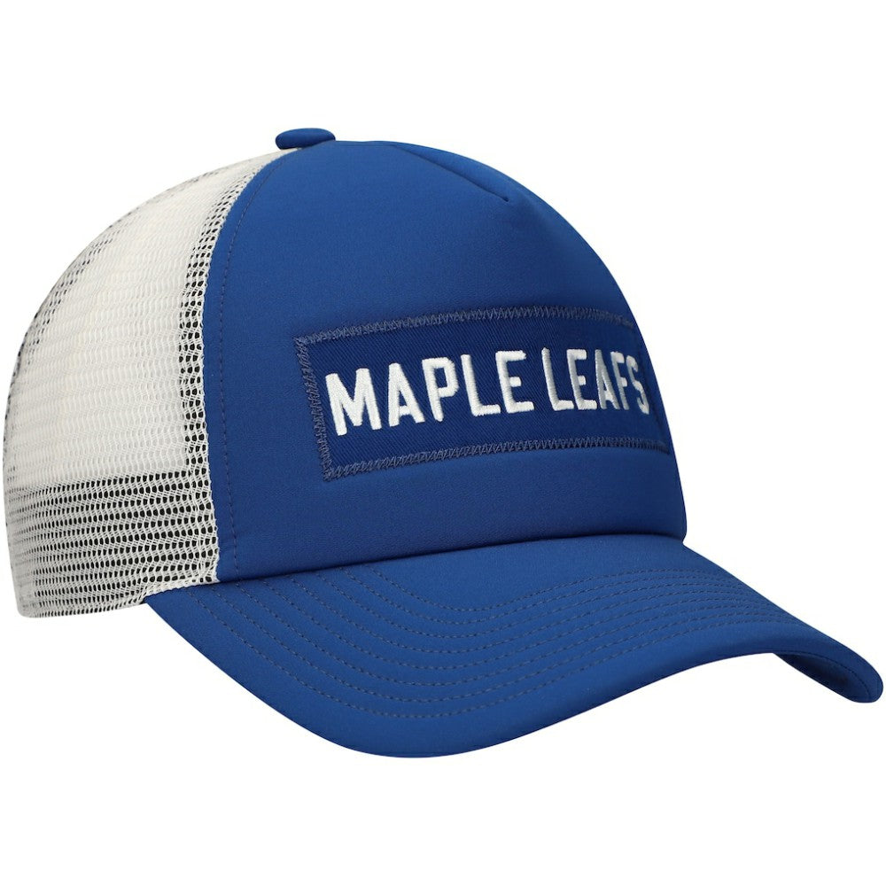 Toronto Maple Leafs adidas Team Plate Trucker Snapback Hat Online