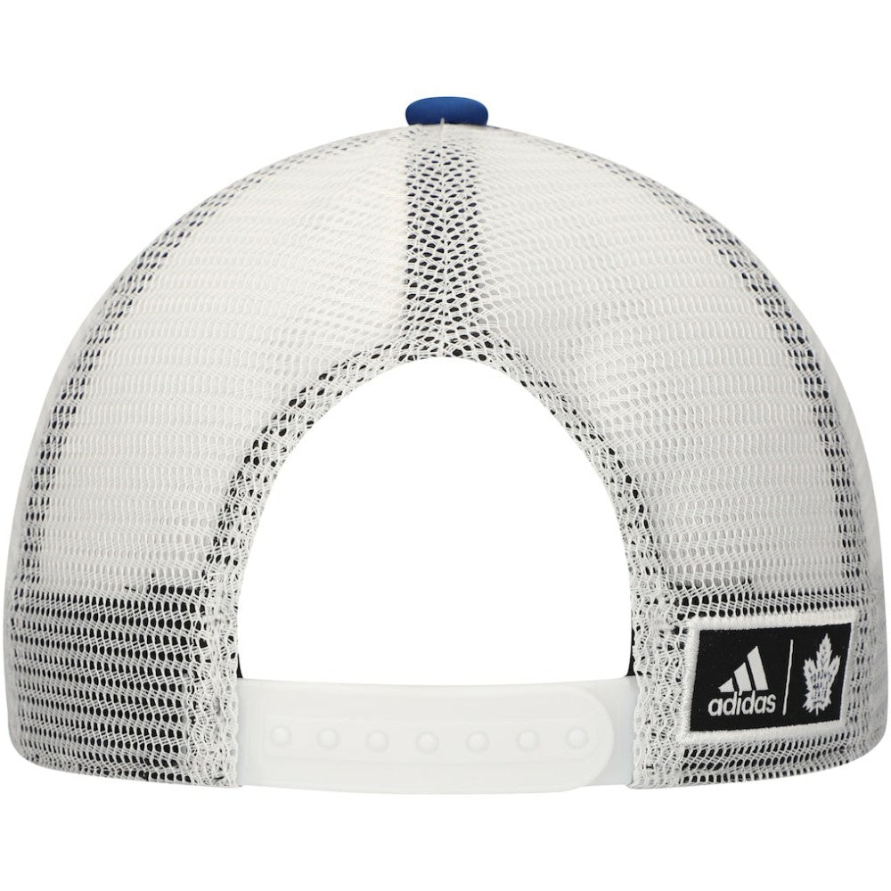 Toronto Maple Leafs adidas Team Plate Trucker Snapback Hat Online