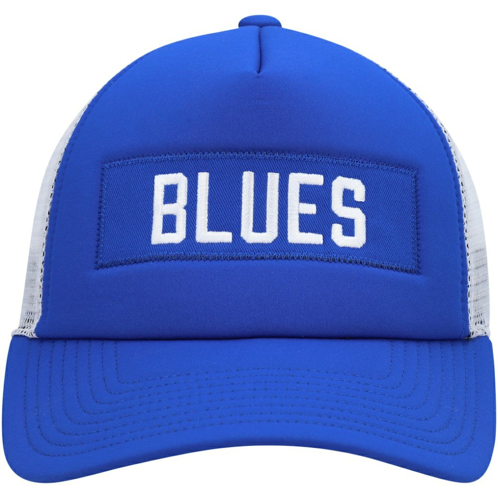 St. Louis Blues adidas Team Plate Trucker Snapback Hat Online