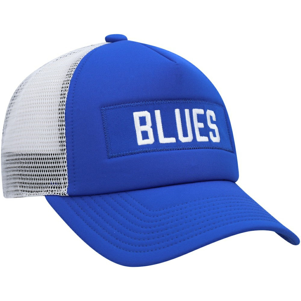 St. Louis Blues adidas Team Plate Trucker Snapback Hat Online